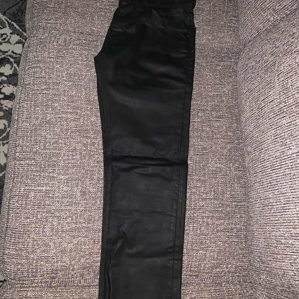 Men S 30 Metallic Black Guess Slim Jeans!!!